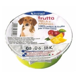 Unipro Frutta Mela/Ananas Alimento Complementare Per Cani 100g