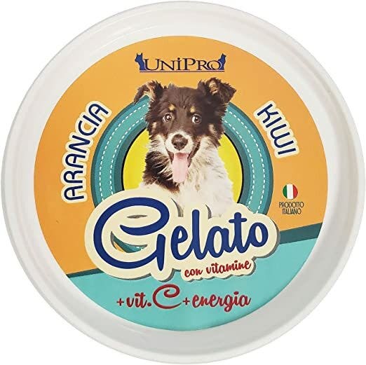 Unipro Préparation pour glace Orange/Kiwi Aliment complémentaire pour chiens 60 g