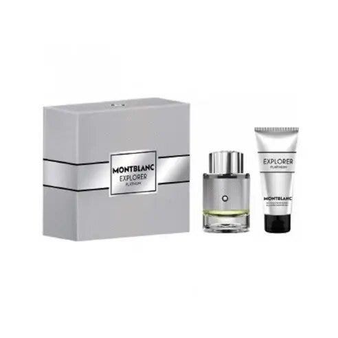 Montblanc Cofanetto Explorer Platinum Uomo Spray 60ml + Shower Gel 100ml