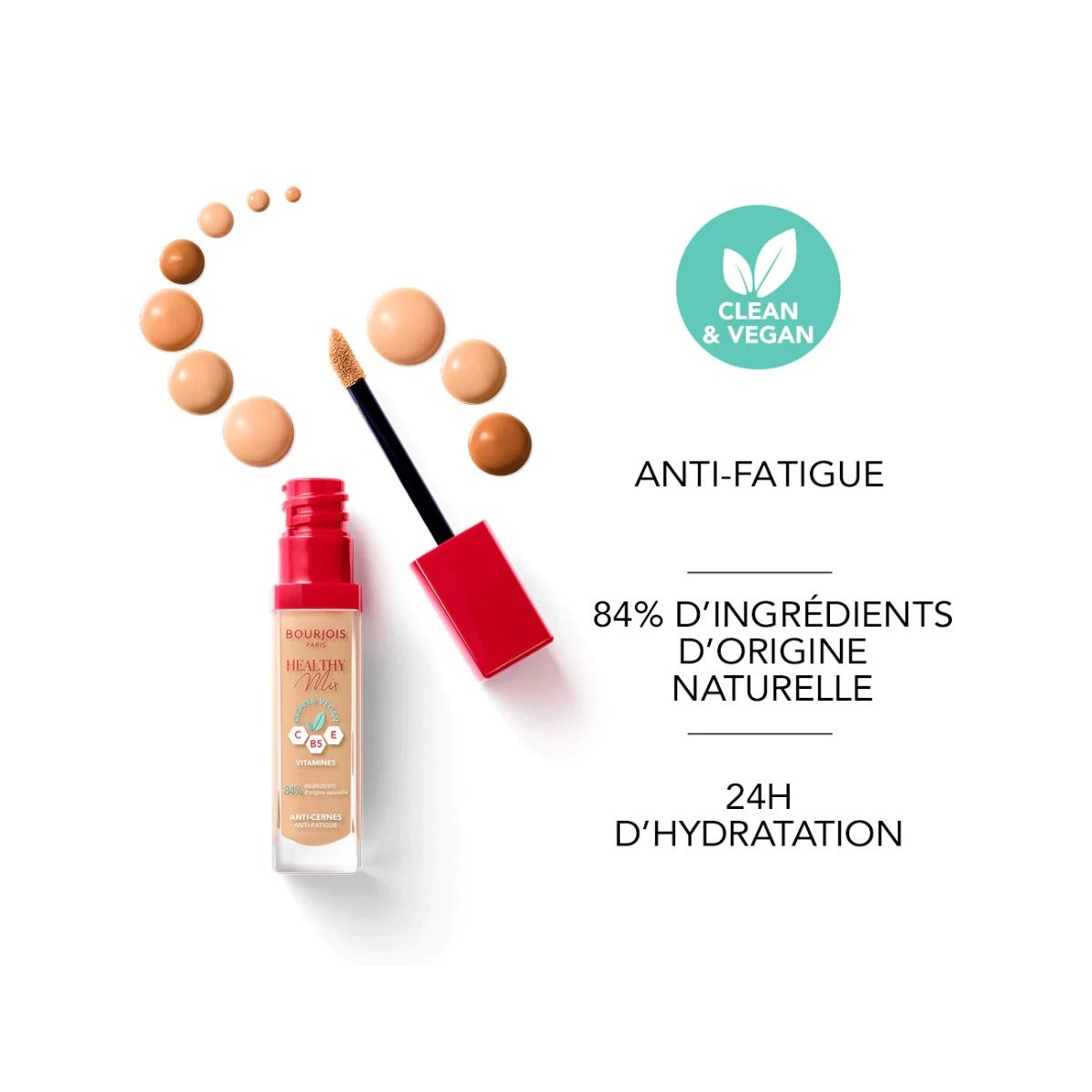 Bourjois Healthy Mix Correttore Colore N 52,5 Vanilla 10ml