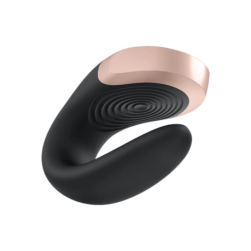 Satisfyer Double Love Connect App Vibratore Nero