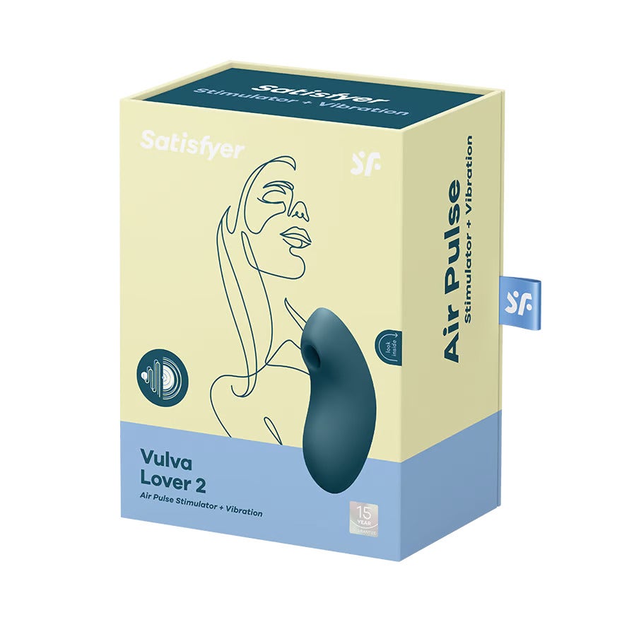 Satisfyer Vulva Lover 2 Vibratore Clitoride Blu