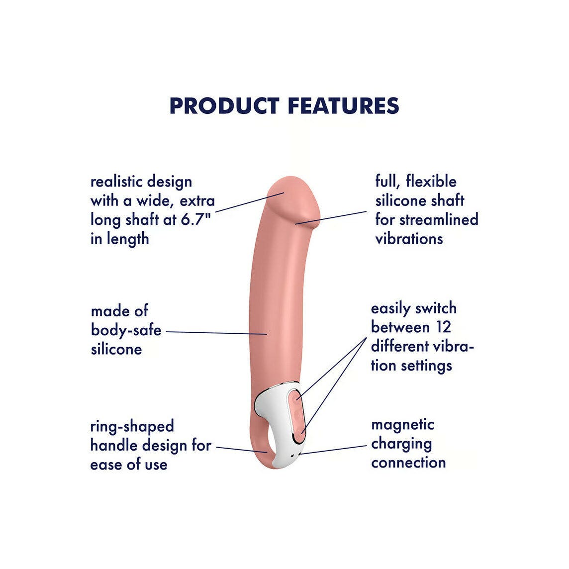 Satisfyer Master Vibratore 17cm