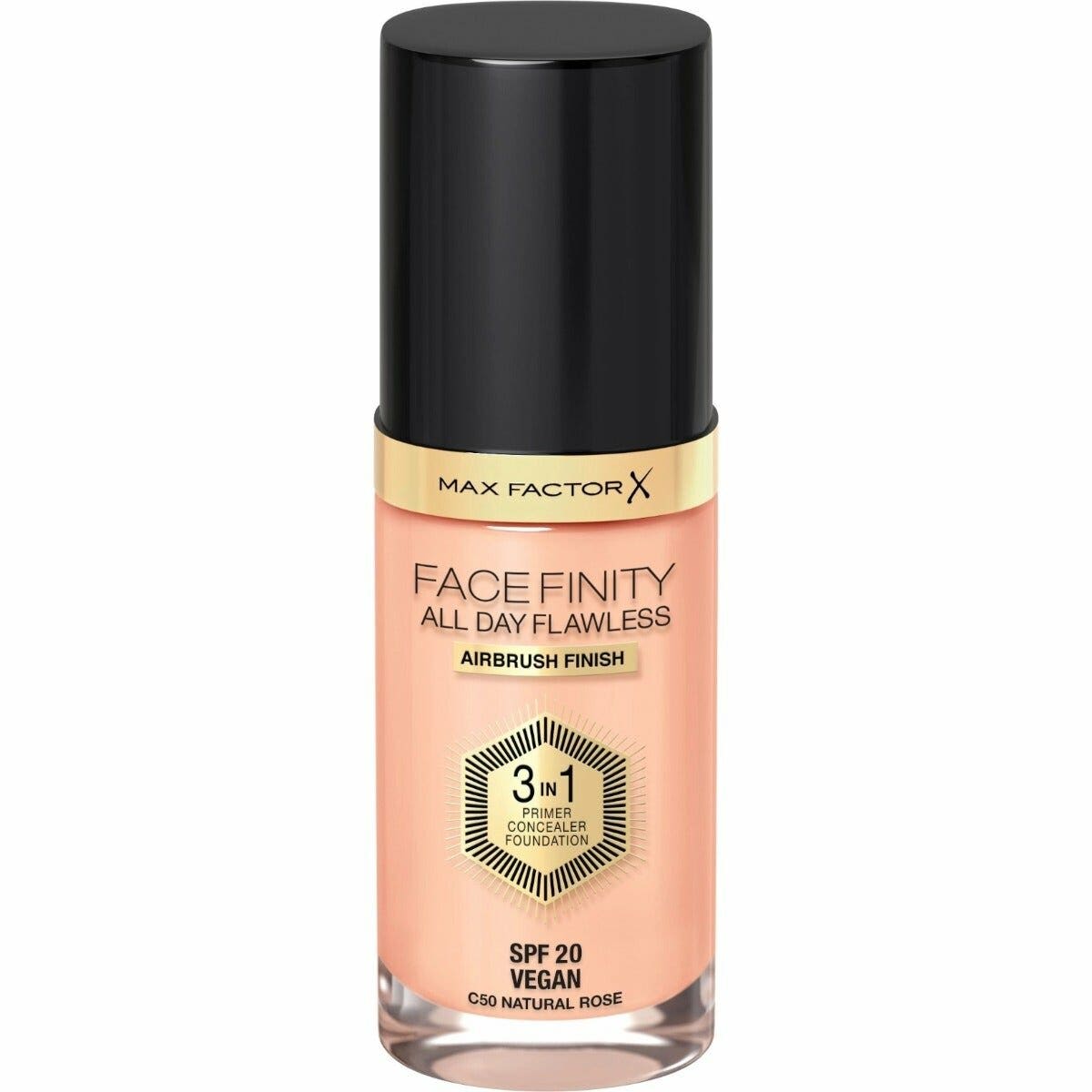 Max Factor Fond de teint Facefinity All Day Flawless 3 en 1 50 Natural 30 ml