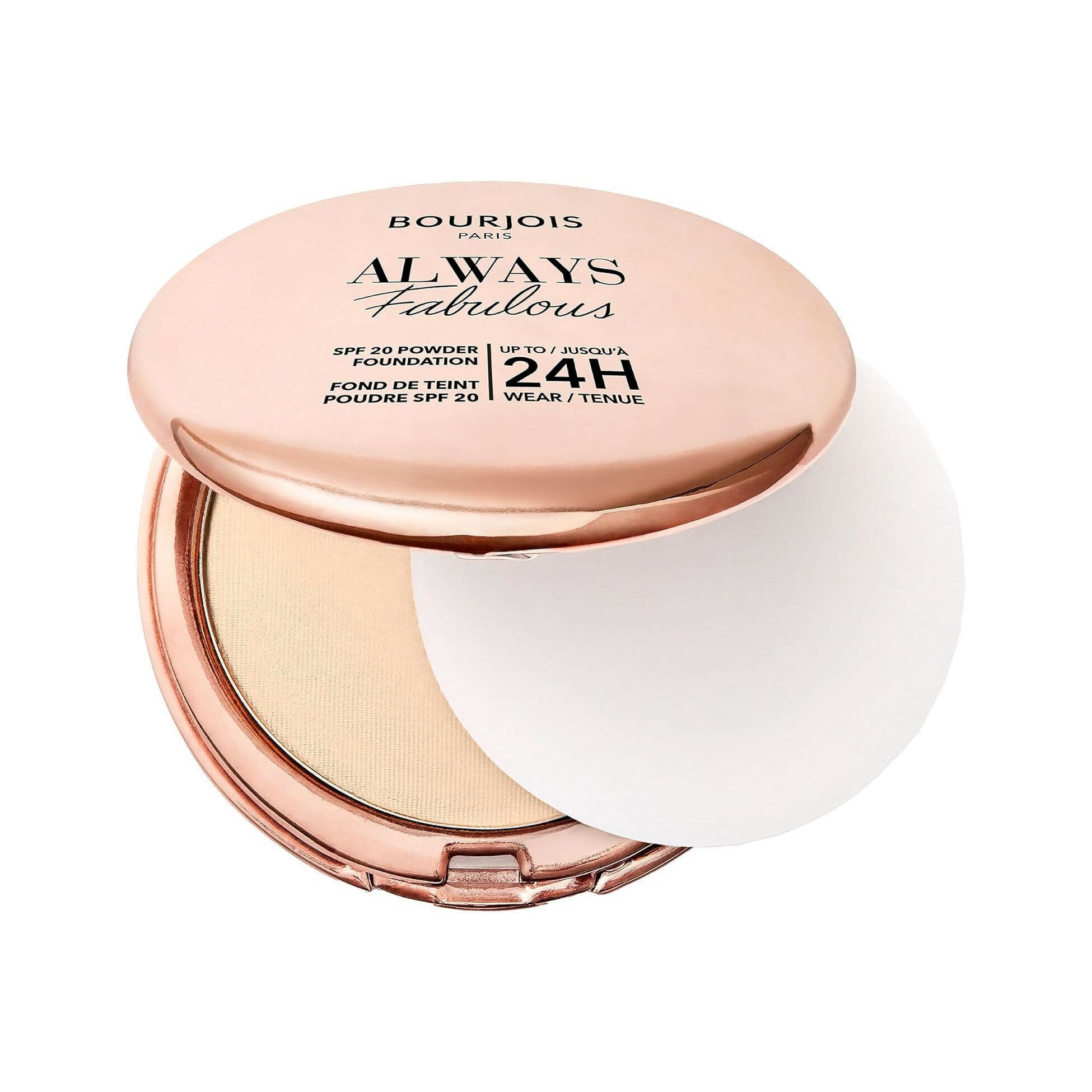Bourjois Always Fabulous Fond de teint compact en poudre 115 Golden Ivory 7 g SPF20