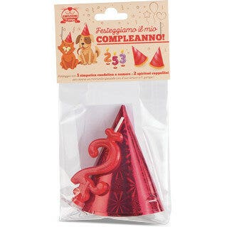 Coltivia È Per Me Il Compleanno? Candelina Numero 0 E 2 Cappelli Per Cani