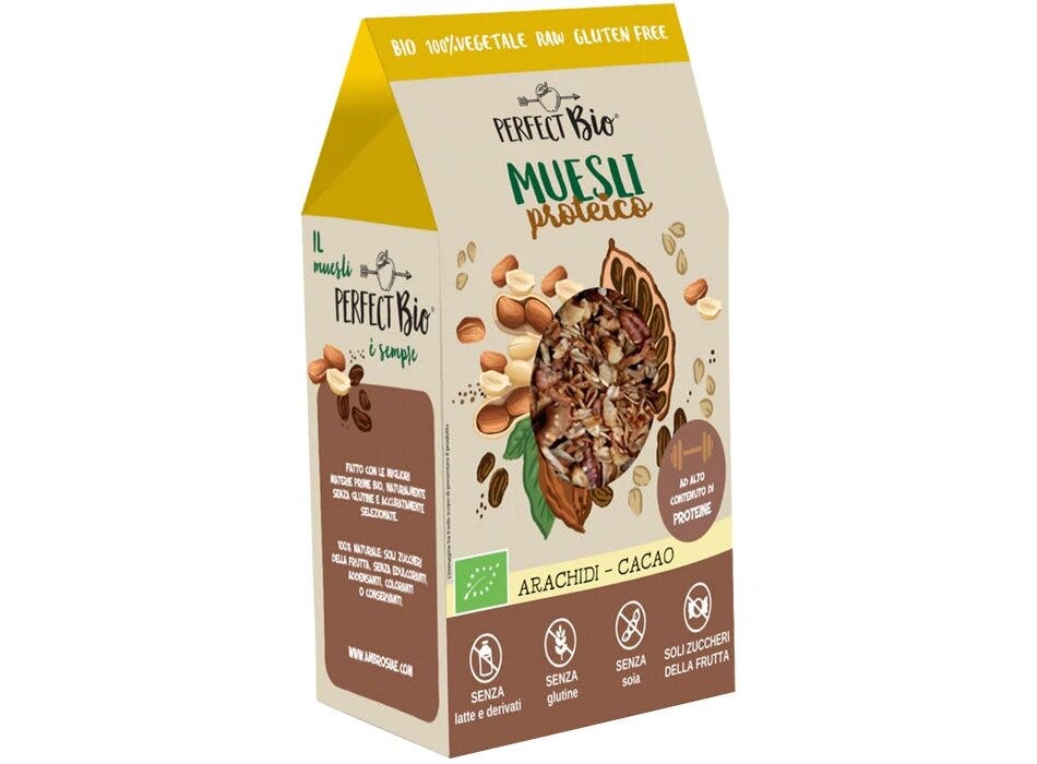 Perfect Bio Muesli Proteico Arachidi Cacao 275g