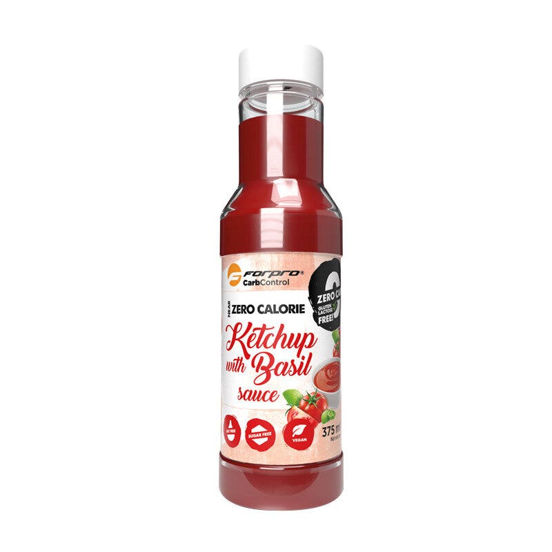 Sauce Ketchup & Basilic zéro calorie 375 ml