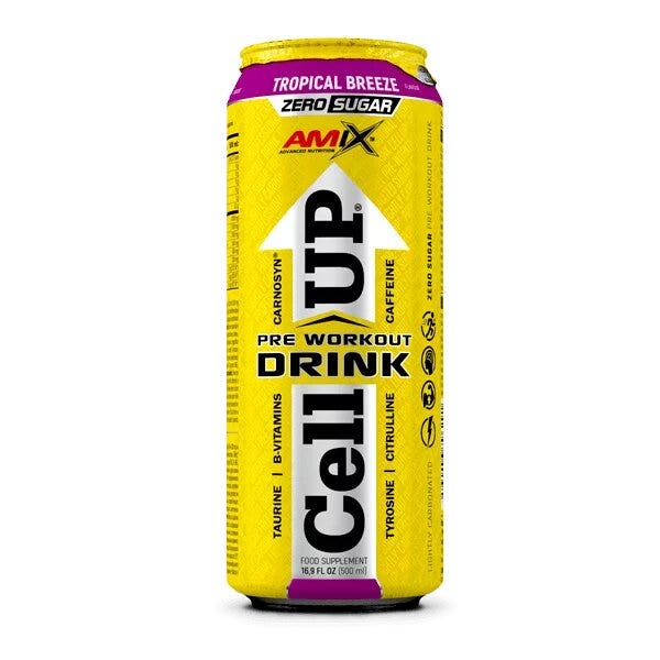 Newtritions CellUp Boisson pré-entraînement aux fruits tropicaux 500 ml