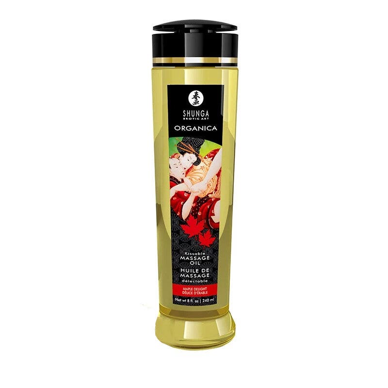 Shunga Huile de massage bio Érable 240 ml