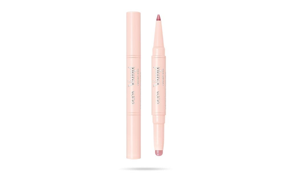Pupa Vamp! Creamy Duo Crayon à lèvres + Rouge à lèvres brillant 019 Vibrant Rose