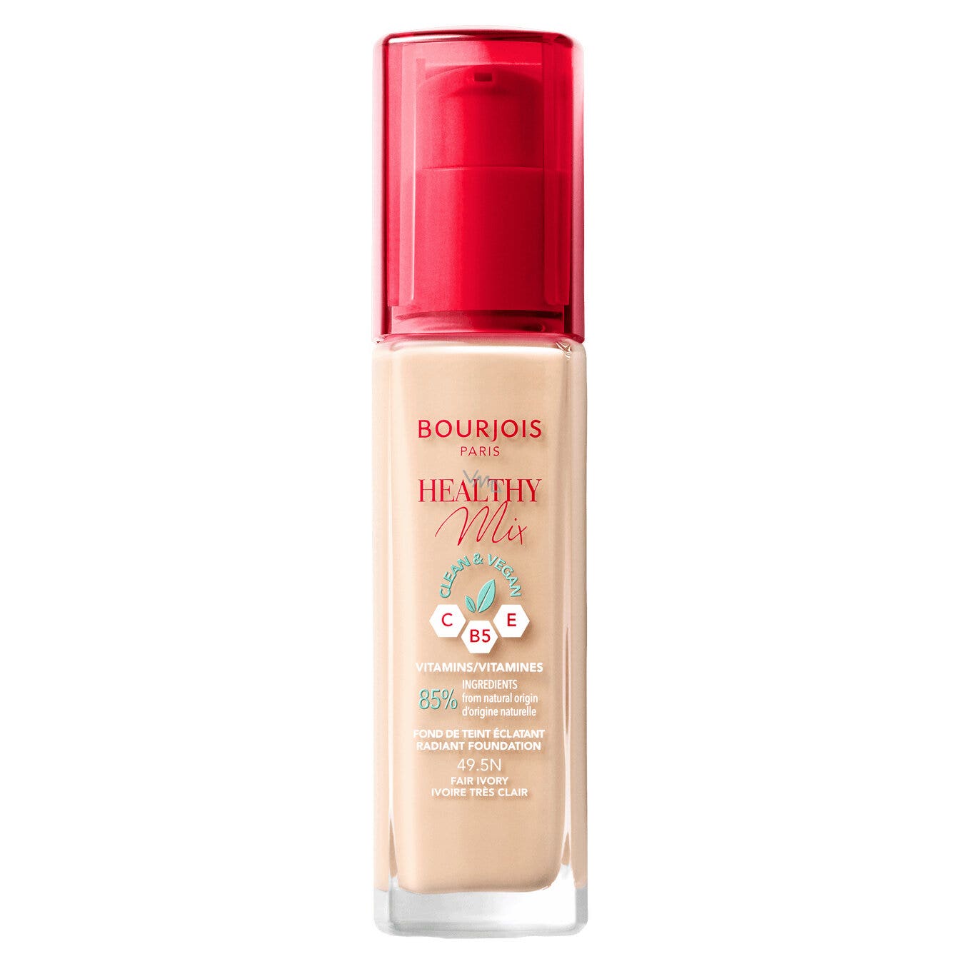 Bourjois Healthy Mix Clean Fond de teint 49.5 N Light Bronze 30 ml