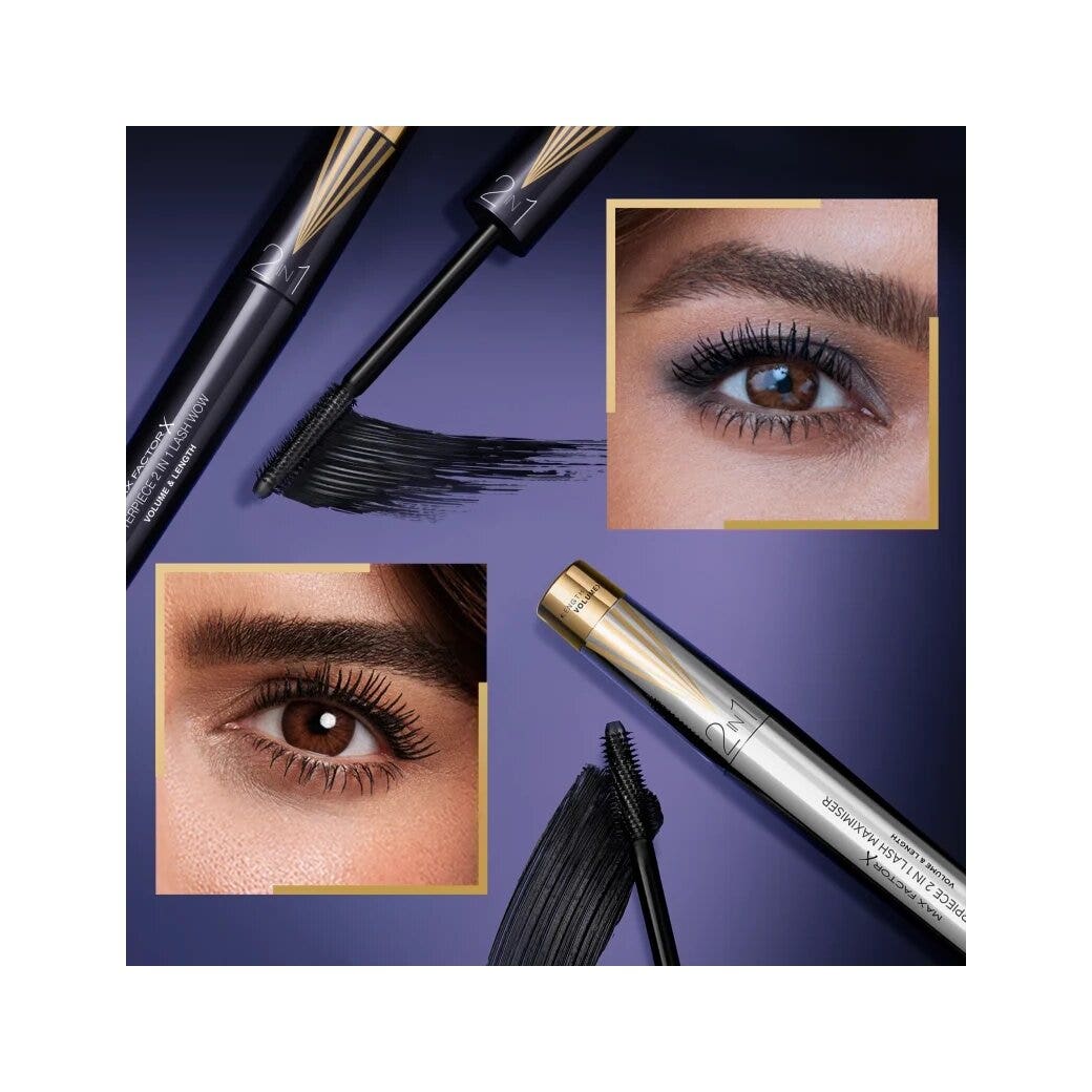 Max factor Mascara Masterpiece 2 In 1 Lash Wow Midnight Black 7ml