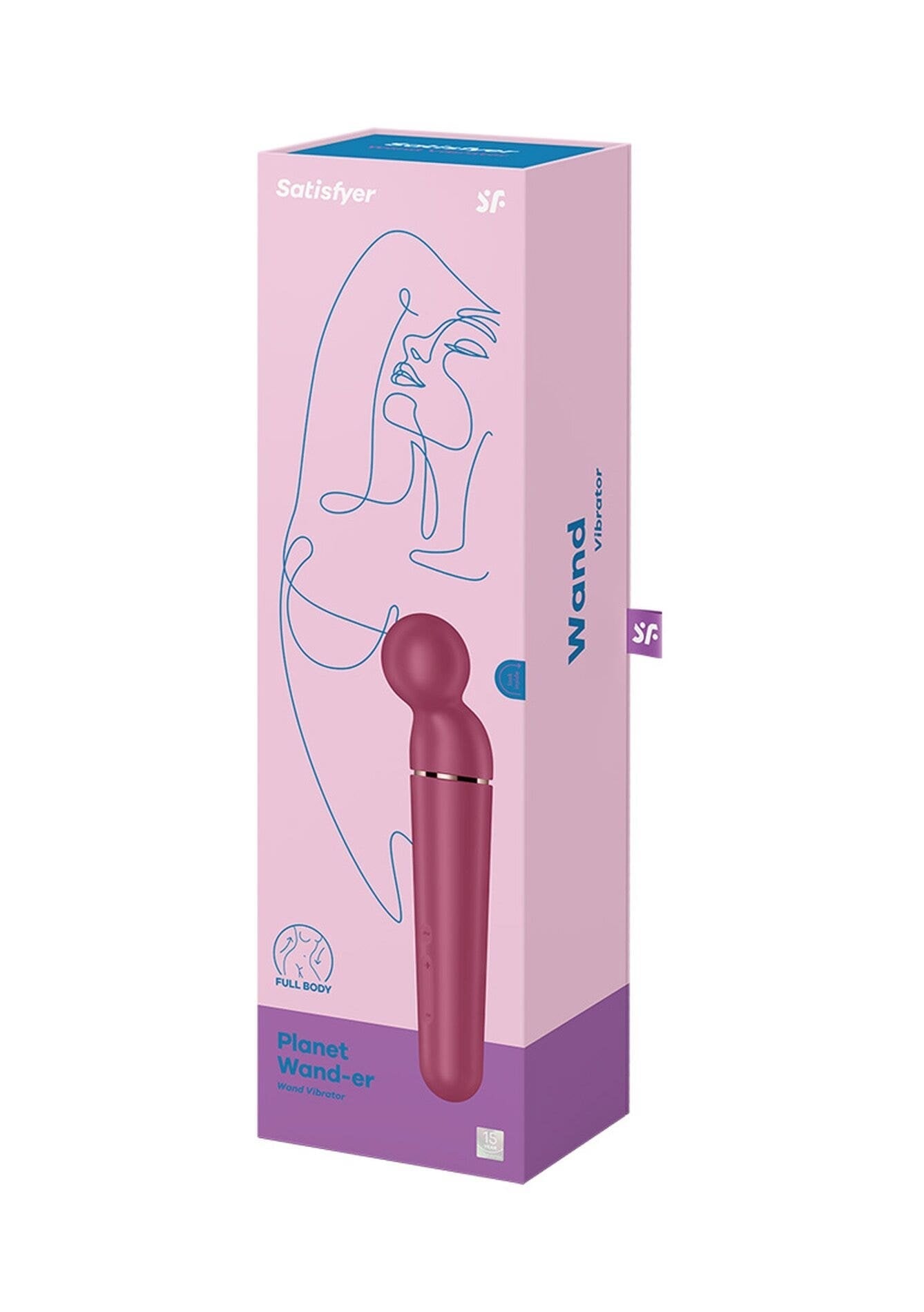 Satisfyer Planet Wand-Er, vibromasseur Berry