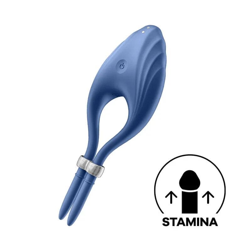 Satisfyer Duelist Anello Vibrante Blu