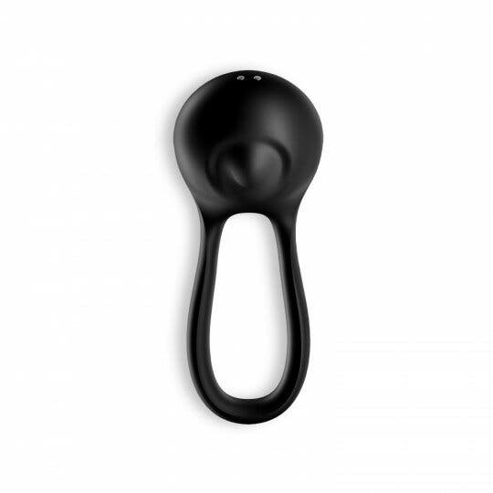 Satisfyer Majestic Duo Anneau vibrant noir