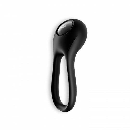 Satisfyer Majestic Duo Anneau vibrant noir