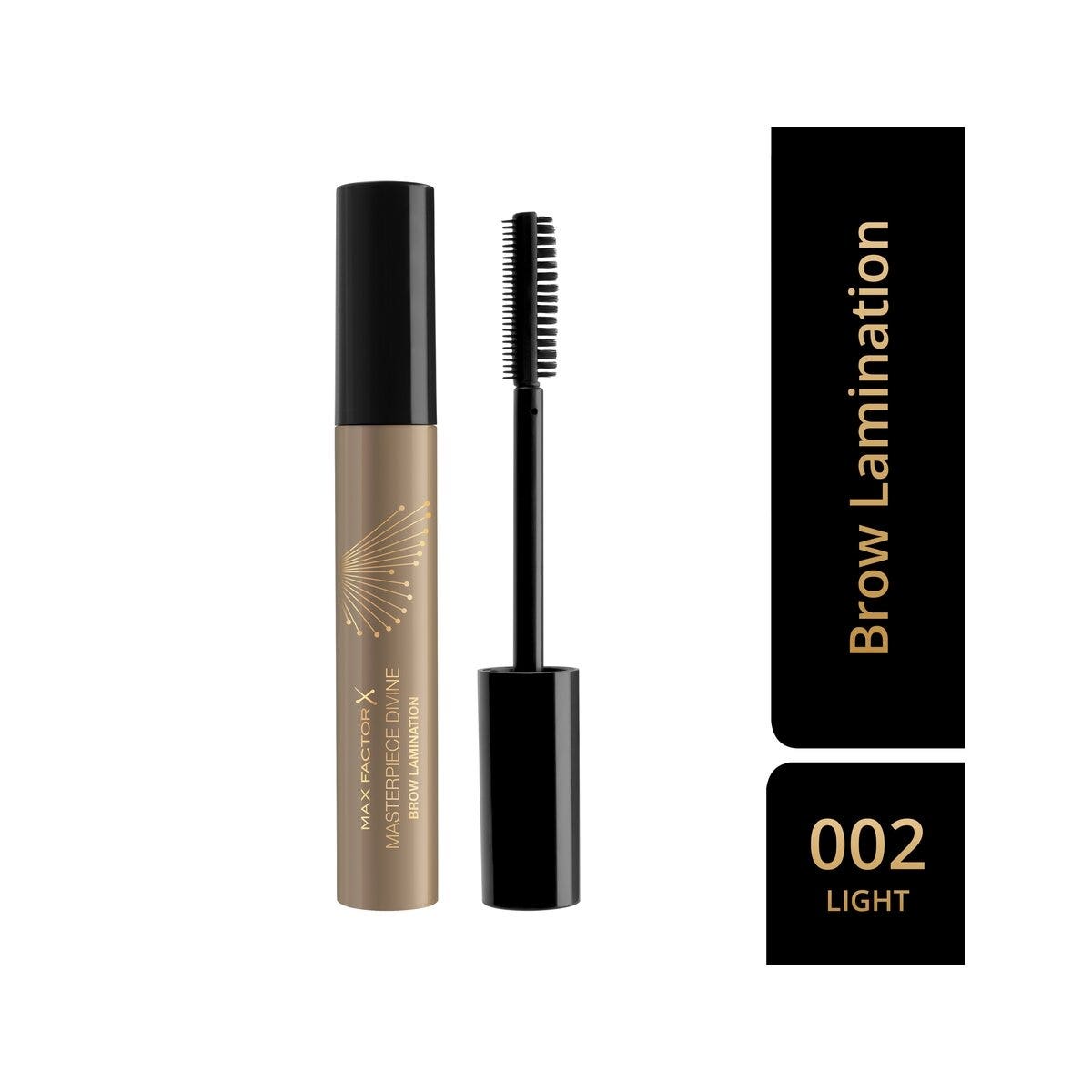 Max Factor Masterpiece Divine Gel per Sopracciglia Effetto Laminazione 002 Light 8ml