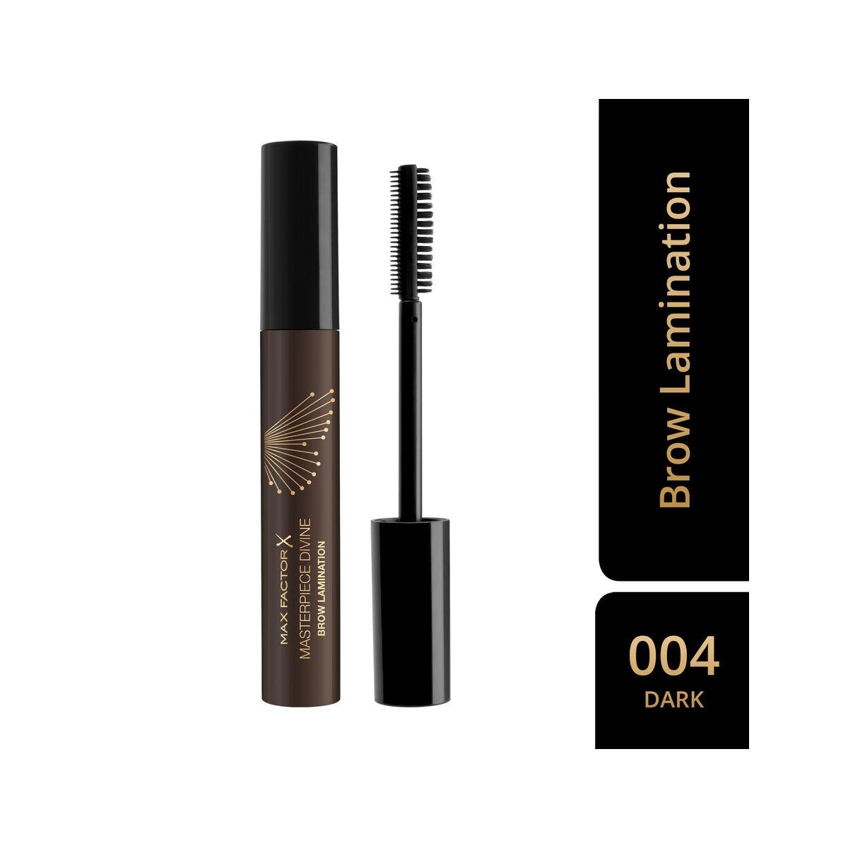Max Factor Masterpiece Divine Gel per Sopracciglia Effetto Laminazione 004 Dark 8ml