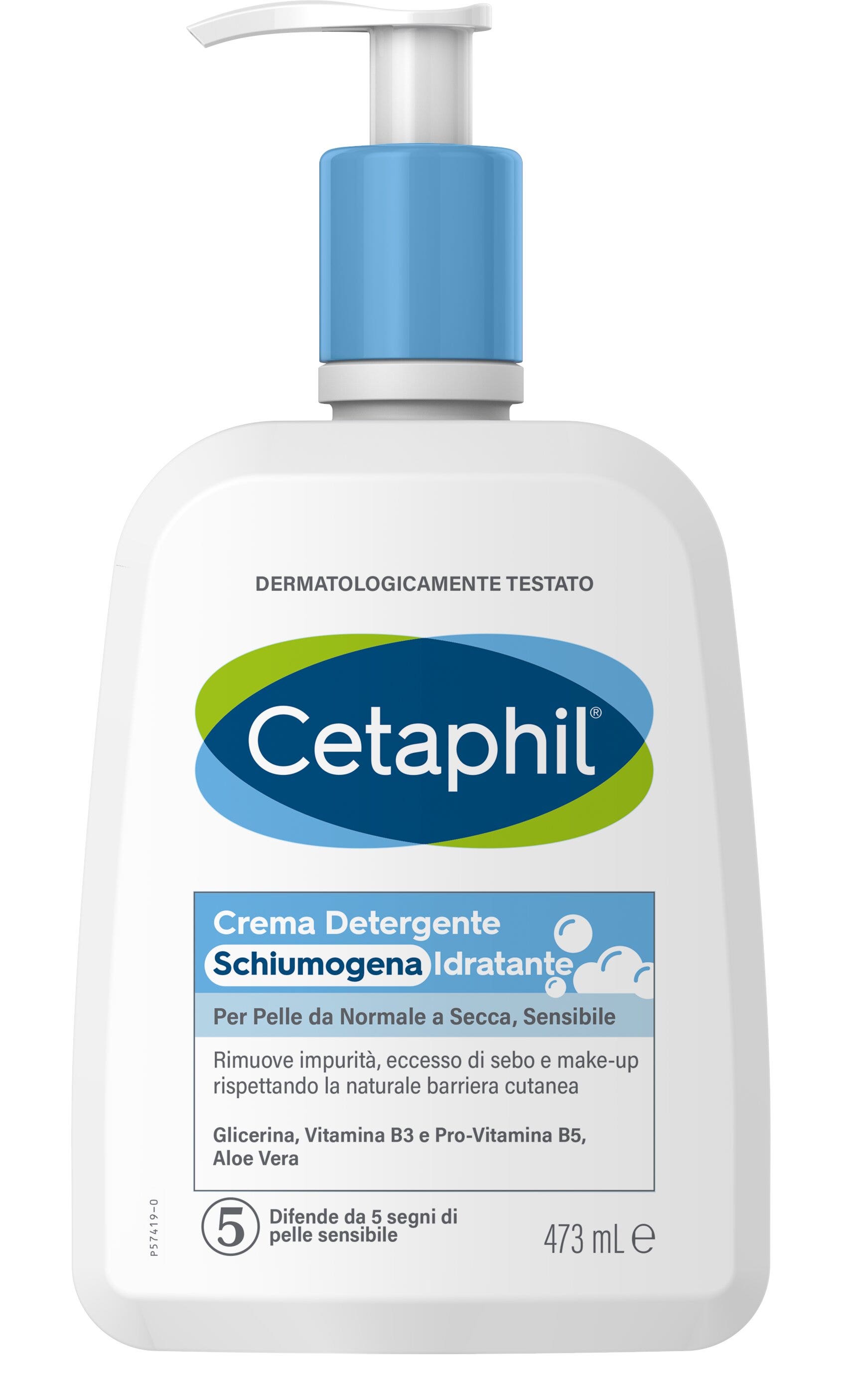 Cetaphil Crème Nettoyante Moussante Hydratante 473 ml