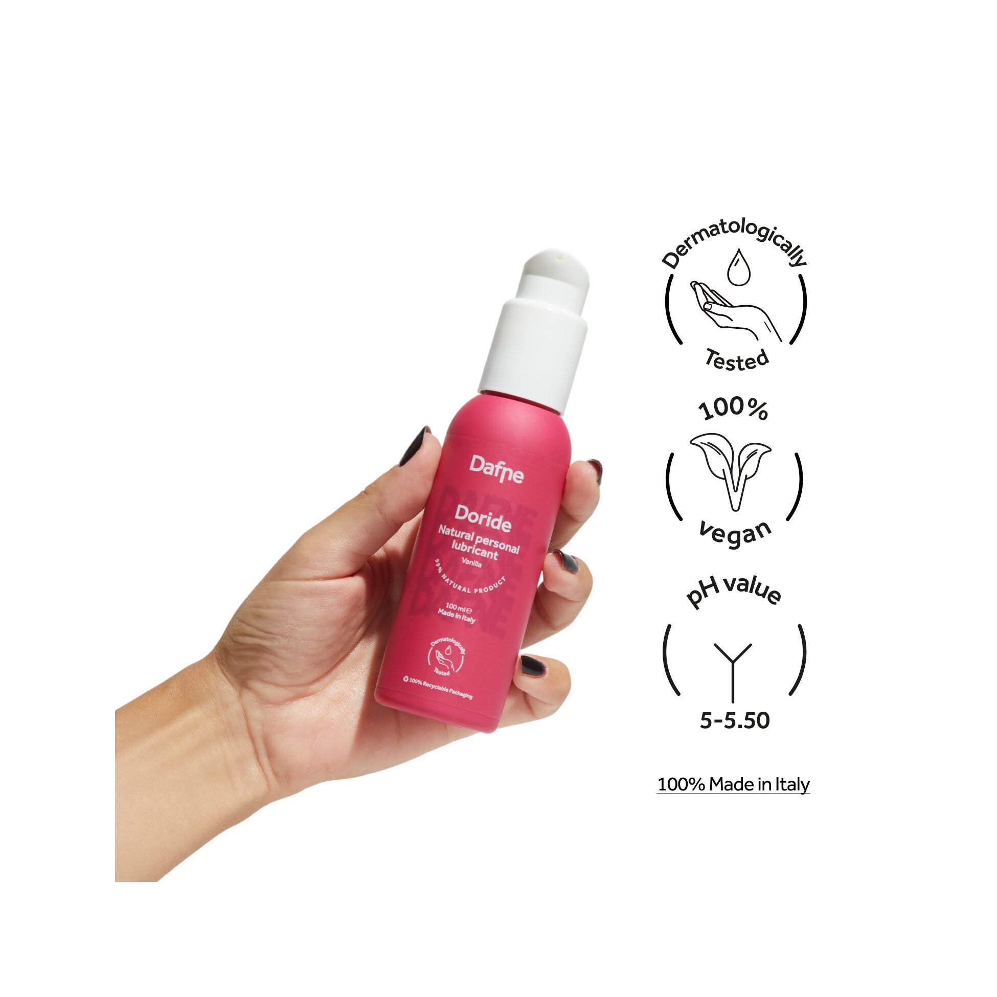 Dafne Lubrifiant intime naturel à la vanille 100 ml