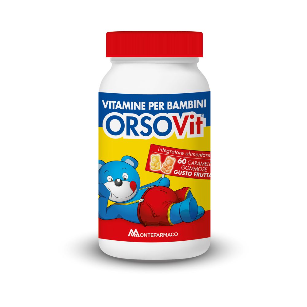 Orsovit Bonbons Gommeux Sans Gluten 60 Pièces