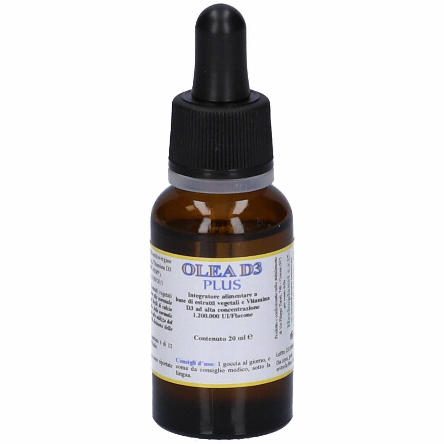 Olea D3 Plus 20ml: Integratore Vitamina D3 ad Alta Potenza