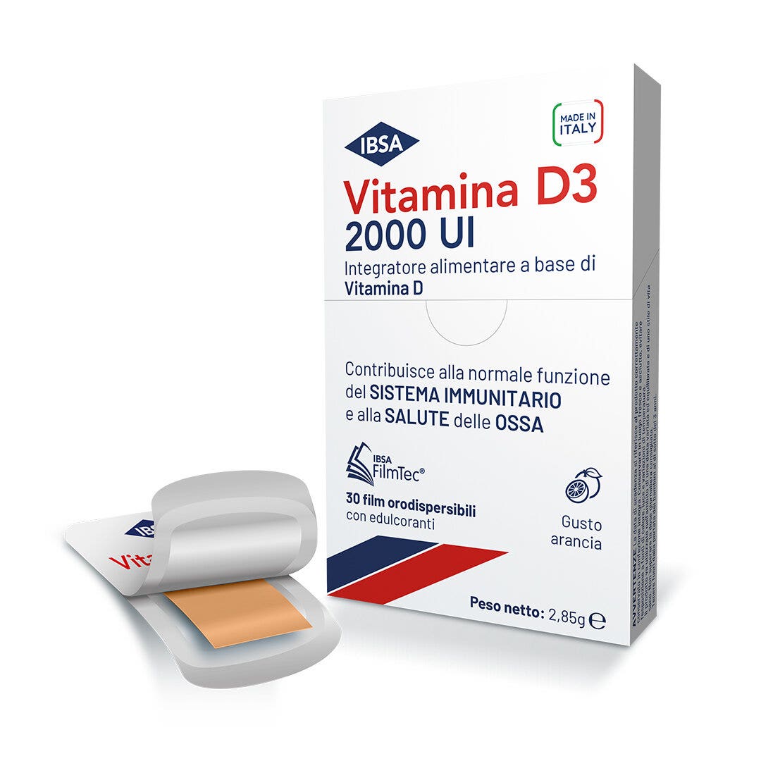 Ibsa Vitamine D3 2000 UI : 30 comprimés orodispersibles
