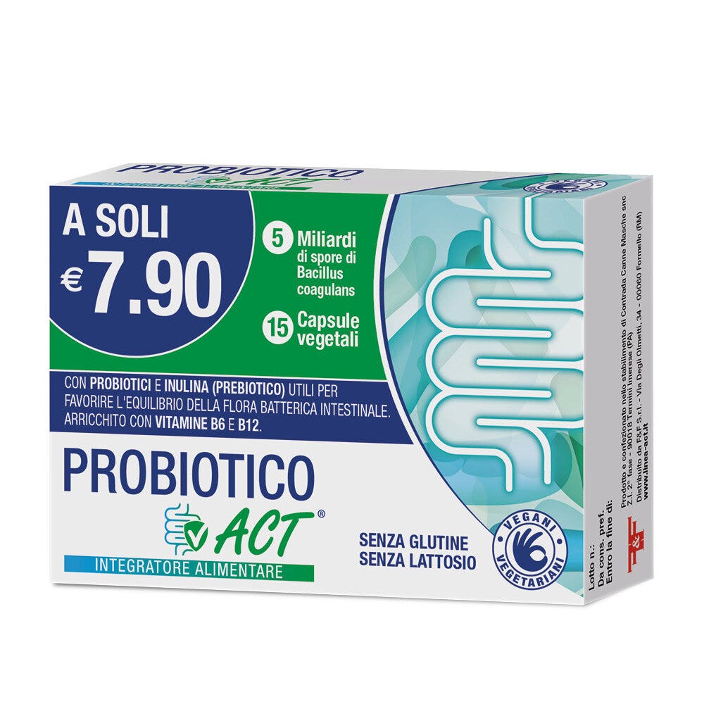 Probiotico Act 15 gélules
