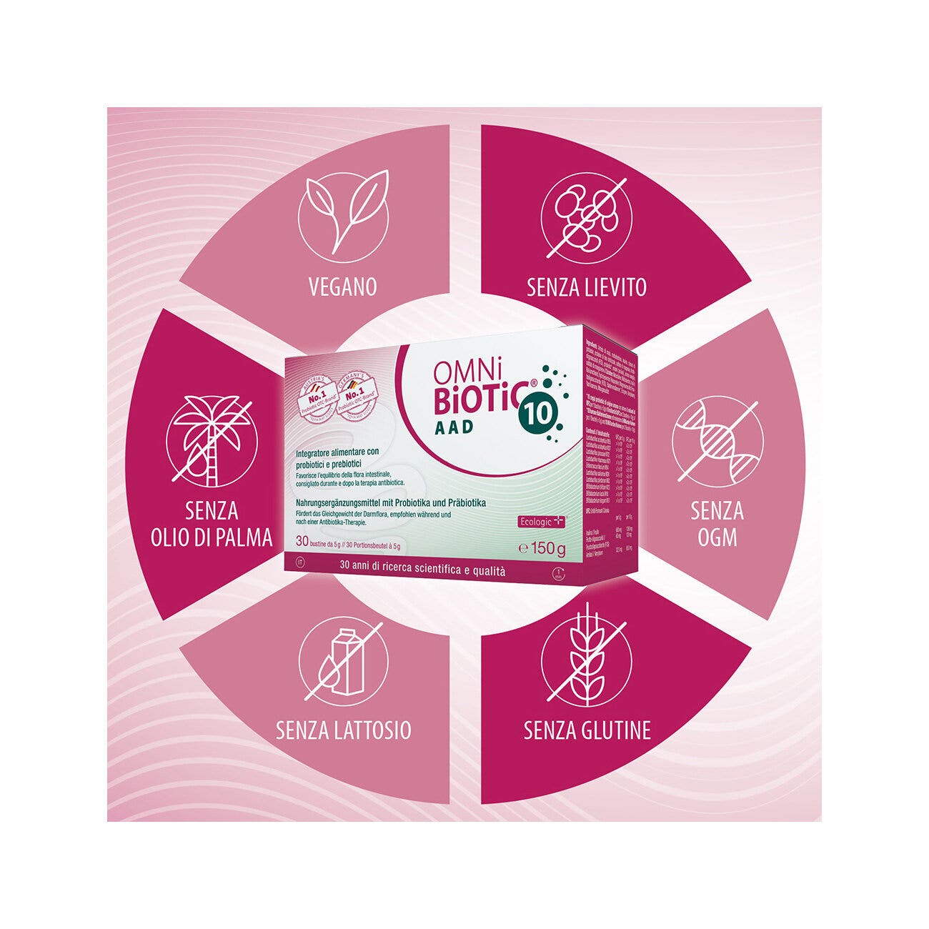 Omni Biotic 10 AAD 30 Bustine Da 5g