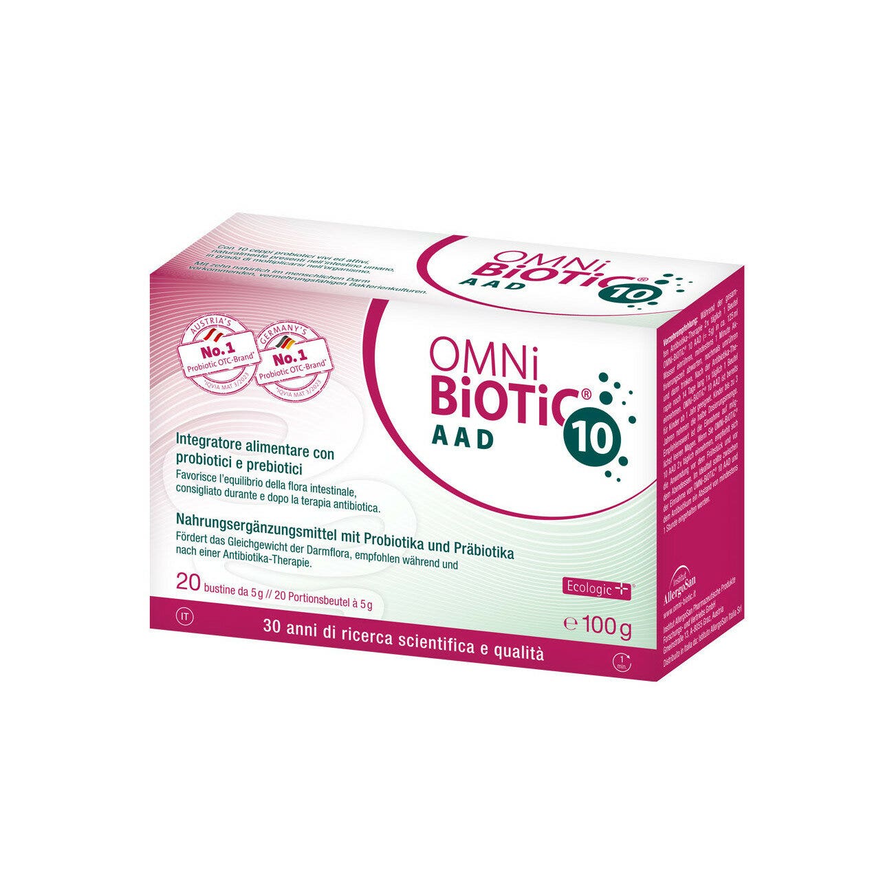 Omni Biotic 10 AAD 20 sachets de 5 g