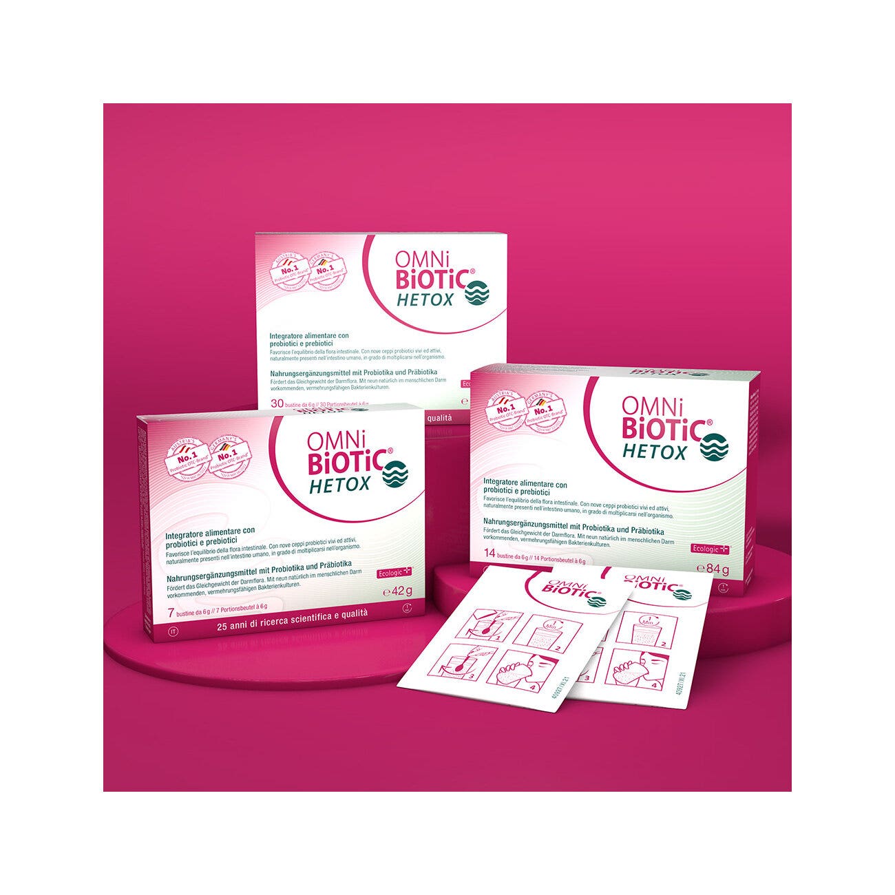 Omni Biotic Hetox 30 sachets de 6 g
