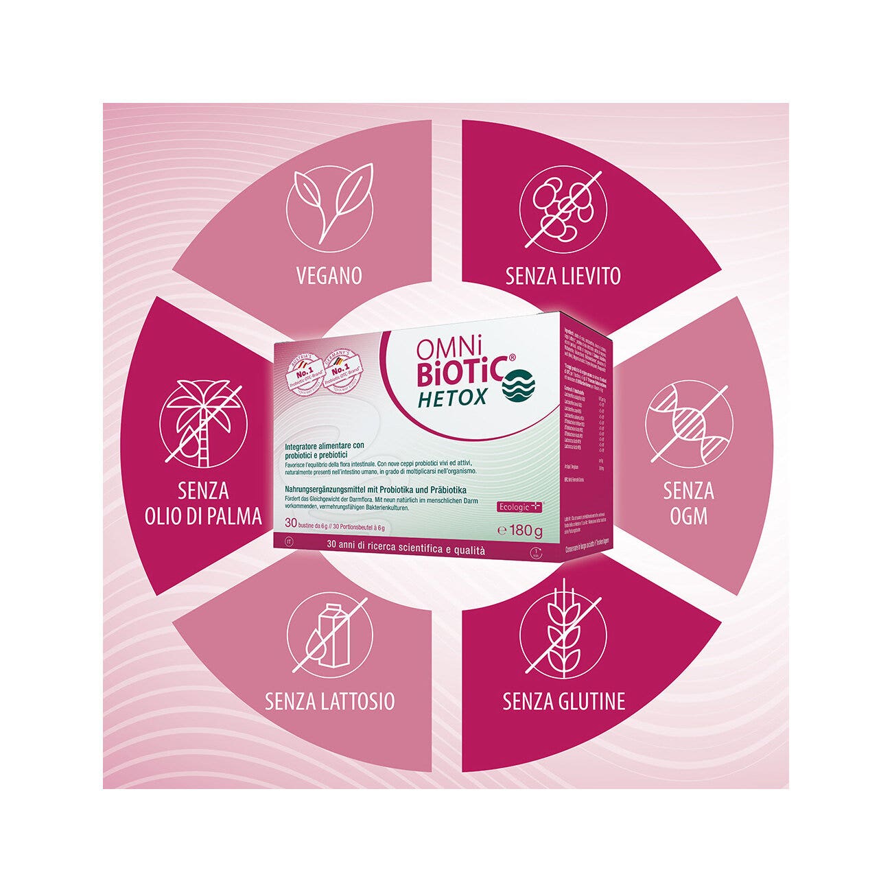Omni Biotic Hetox 30 sachets de 6 g