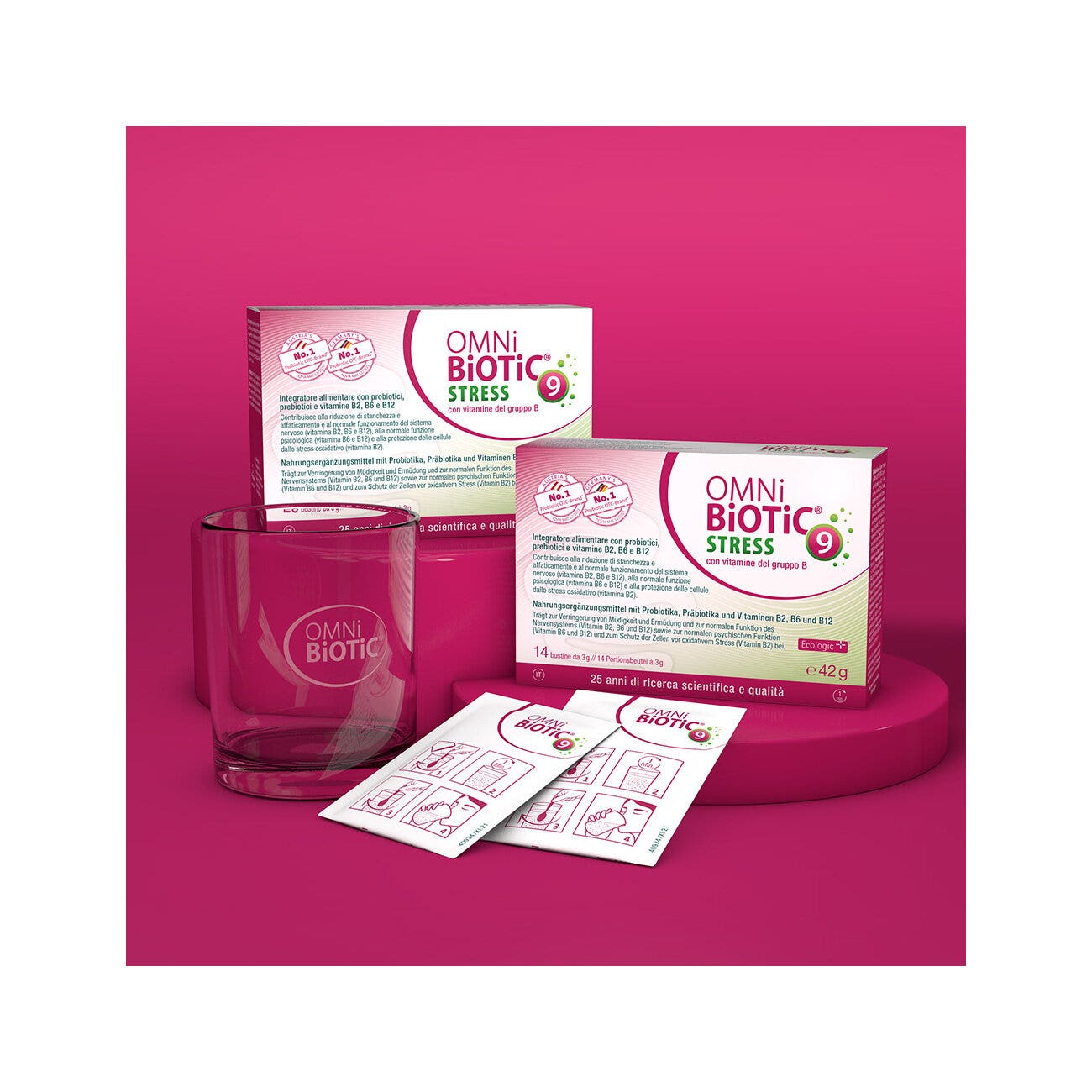 Omni Biotic Stress Vitamines du groupe B 28 sachets de 3 g