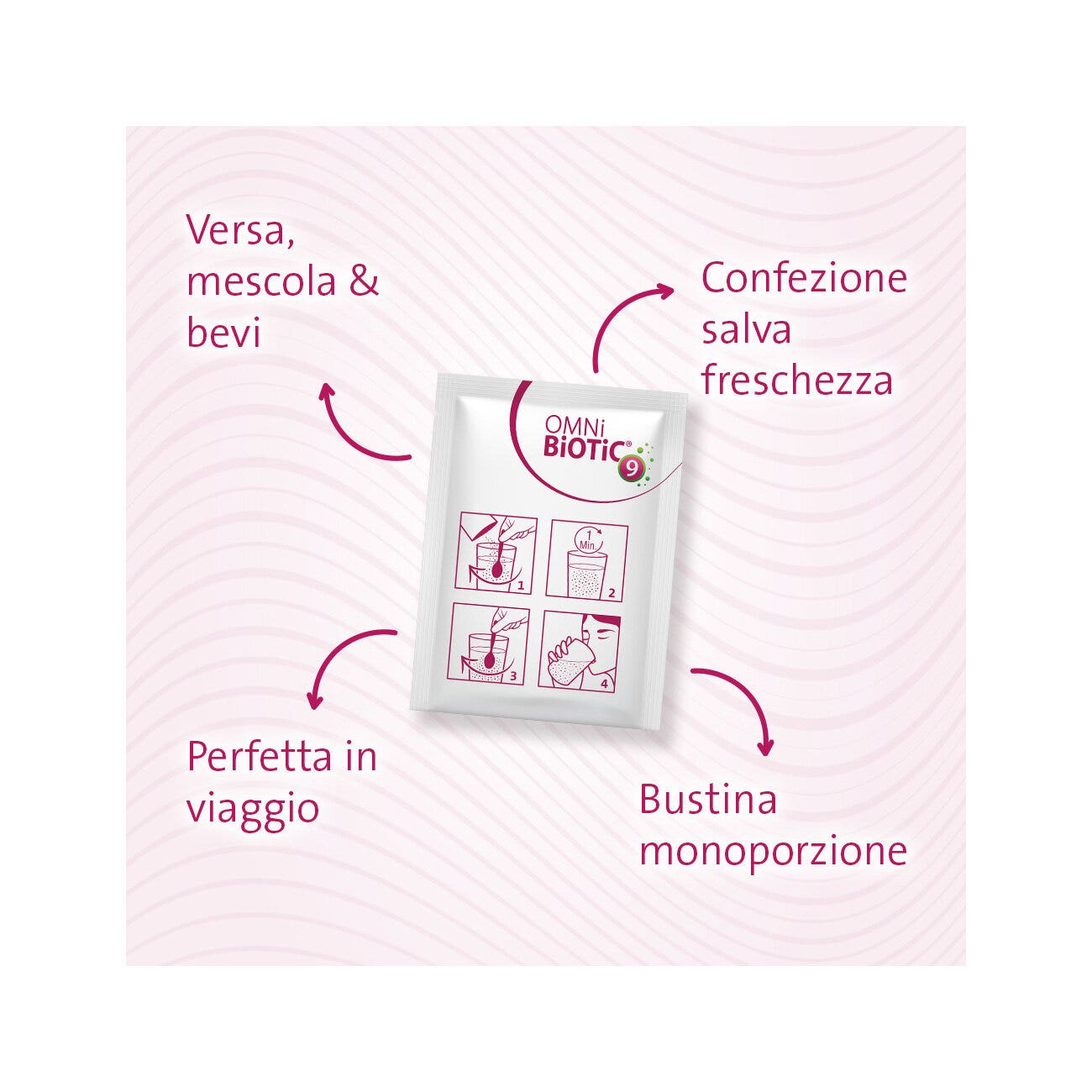 Omni Biotic Stress Vitamines du groupe B 28 sachets de 3 g