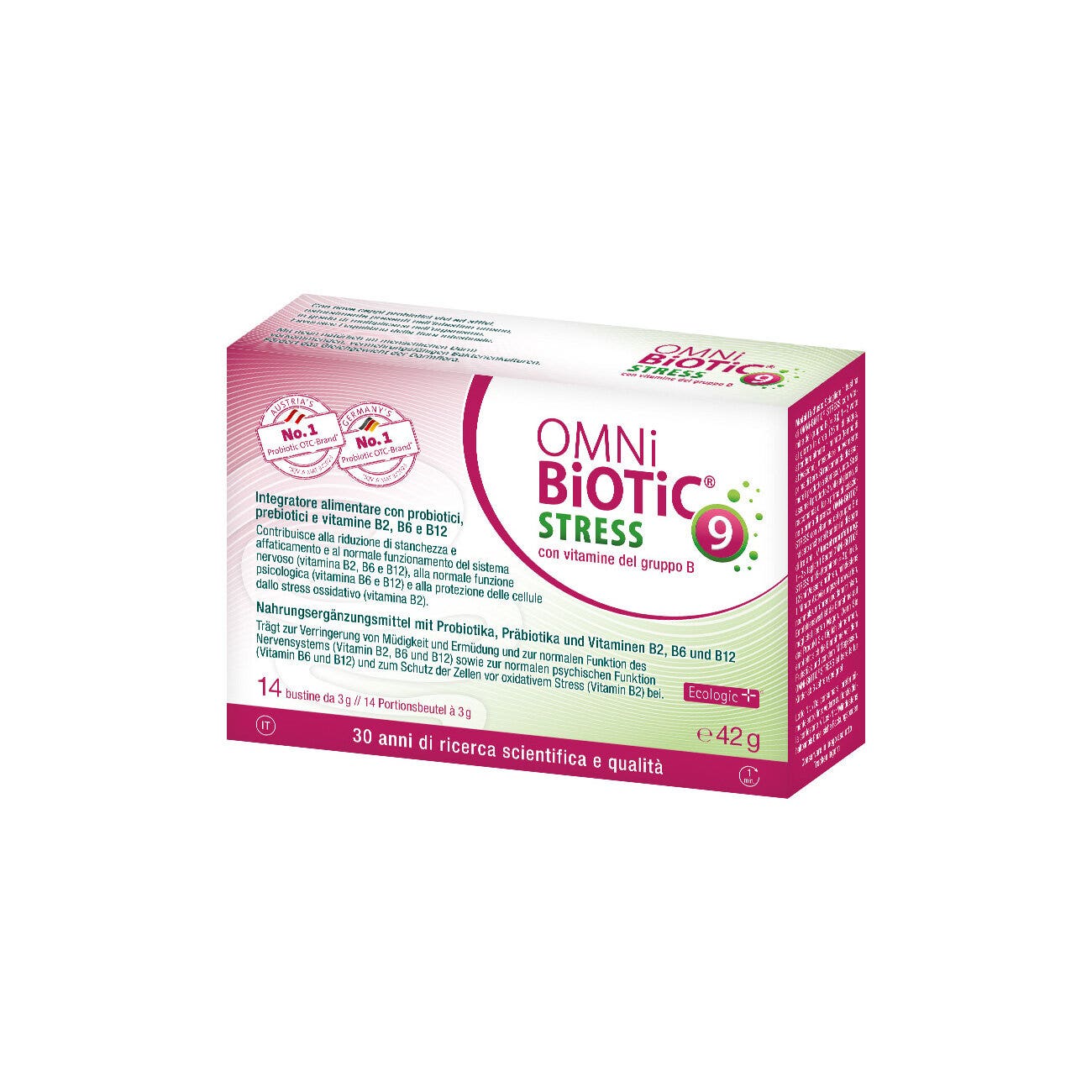 Omni Biotic Stress Vitamines du groupe B 14 sachets de 3 g