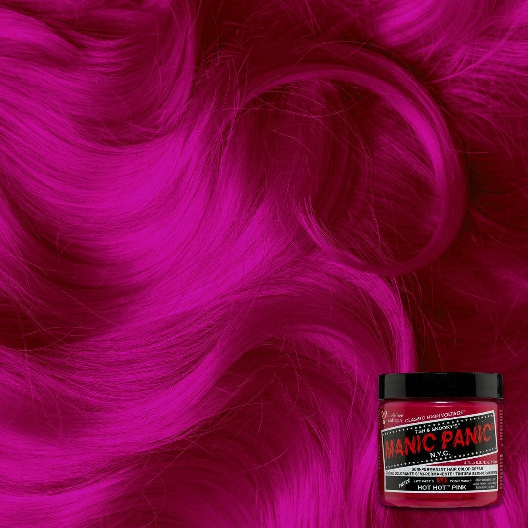 Manic Panic Hot Hot Pink Coloration semi-permanente classique pour cheveux 118 ml