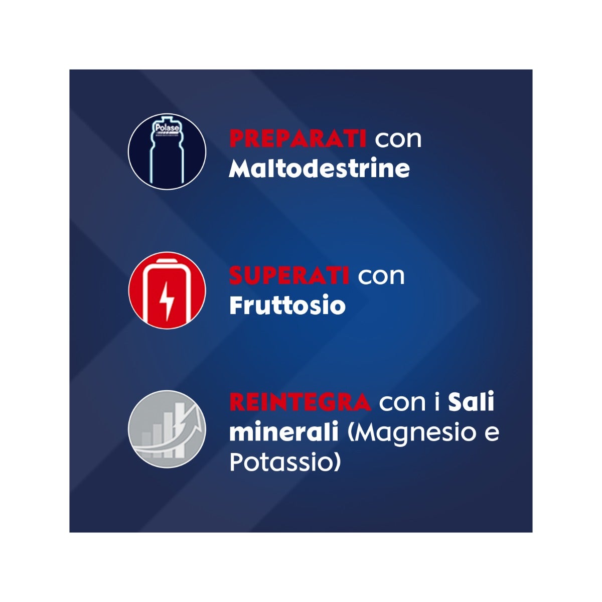 Polase Sport Magnésium et Potassium Complément alimentaire Sels minéraux Vitamine E Vitamine C 10 sachets