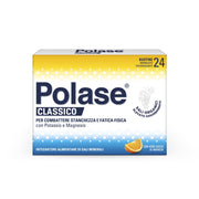 Polase Classico Magnésium et Potassium Complément alimentaire Sels minéraux Saveur orange 24 sachets