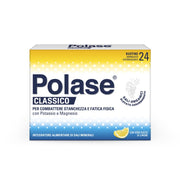 Polase Classico Magnésium et Potassium Complément alimentaire Sels minéraux Saveur citron 24 sachets