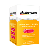 Multicentrum Cœur Esprit Vision Boost Oméga-3 120 mini-gélules