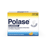 Polase Classico Magnésium et Potassium Complément alimentaire Sels minéraux Saveur orange 36 sachets