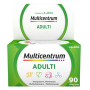 Multicentrum Adultes Complément alimentaire multivitaminé Vitamine C B D3 Calcium Fer Zinc 90 comprimés