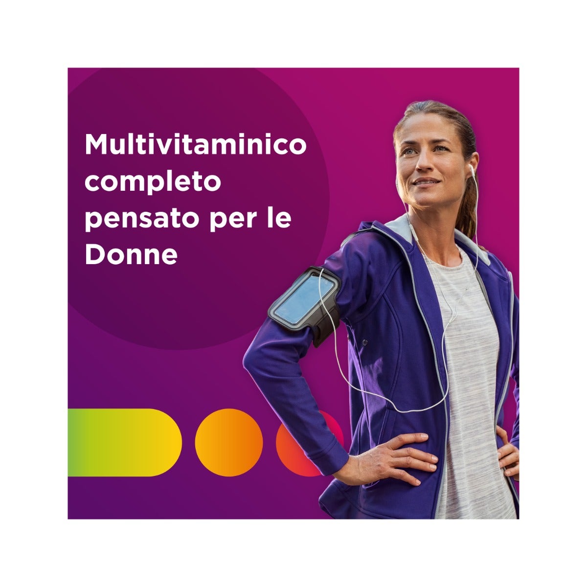 Multicentrum Femme Complément alimentaire multivitaminé Vitamine D Calcium Fer Acide folique 30 comprimés