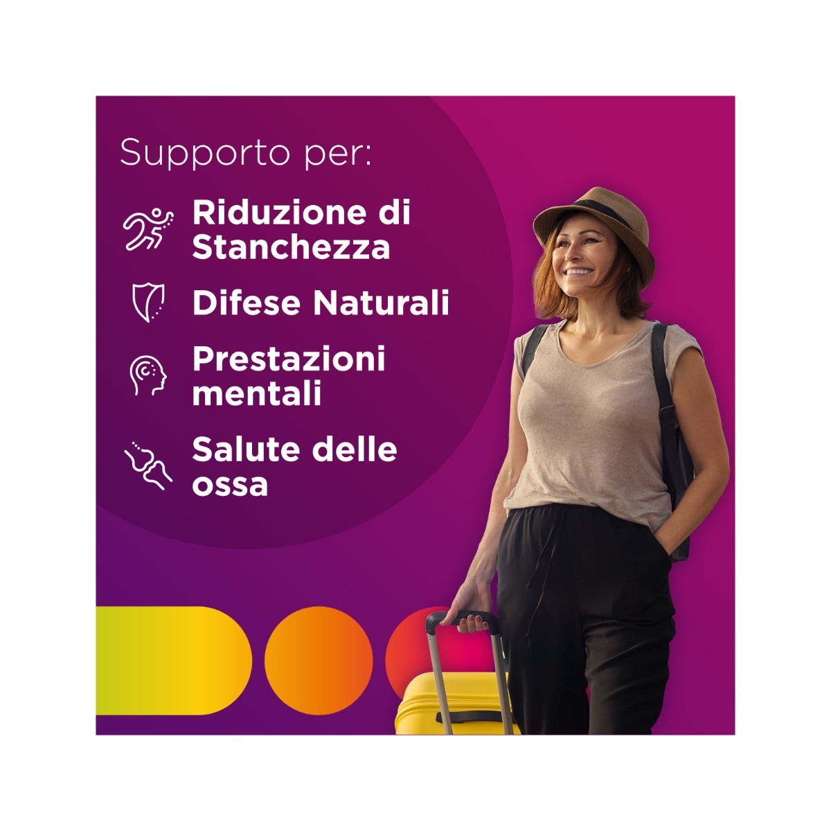 Multicentrum Femme Complément alimentaire multivitaminé Vitamine D Calcium Fer Acide folique 30 comprimés