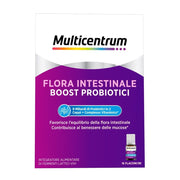Multicentrum Flore intestinale Boost Probiotiques Complément alimentaire Ferments lactiques Intestin 16 flacons