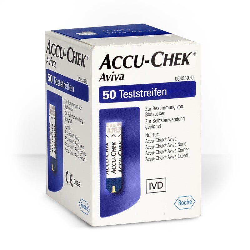 Accu-Chek Aviva 50 Strisce: Controllo Glucosio Preciso e Veloce