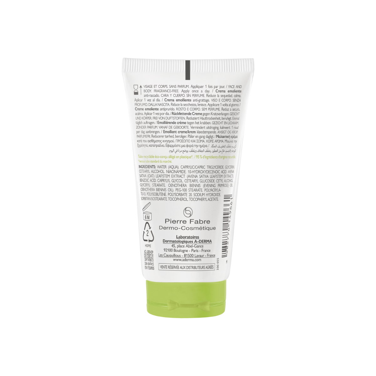 A-Derma Exomega Control Crema Emolliente Anti-Grattage 50ml