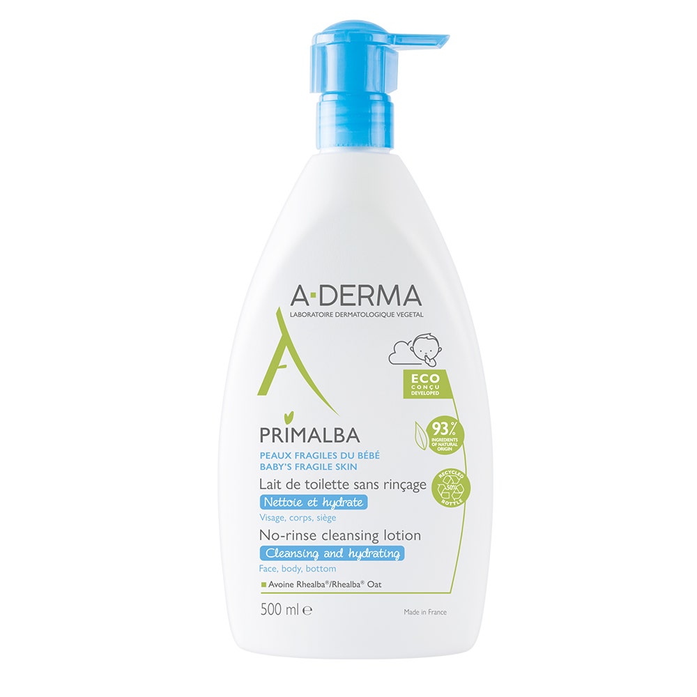 A-Derma Primalba Lait Démaquillant Sans Rinçage 500 ml