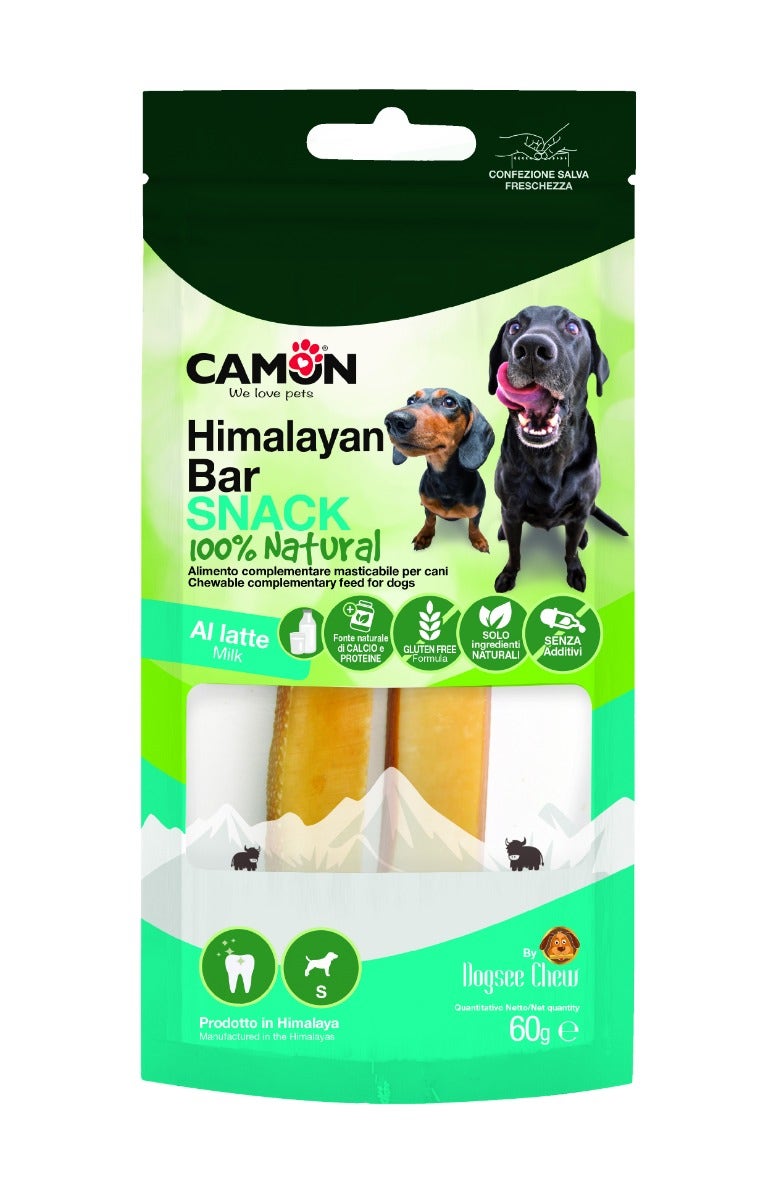 Camon Barre de lait pour chien, taille S, 60 g